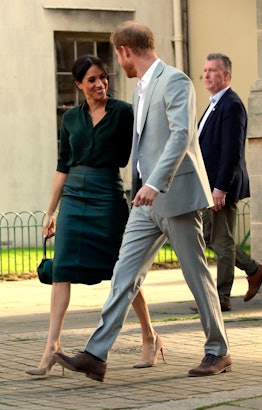 Markle began rocking monochromatic outfits in 2018.
