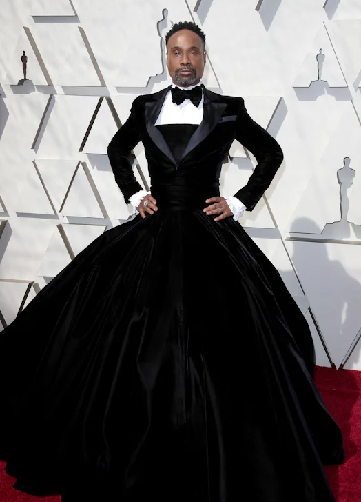 billy porter dress red carpet Billy Porter's Oscars tuxedo gown and other headline-grabbing red carpet looks from 2019