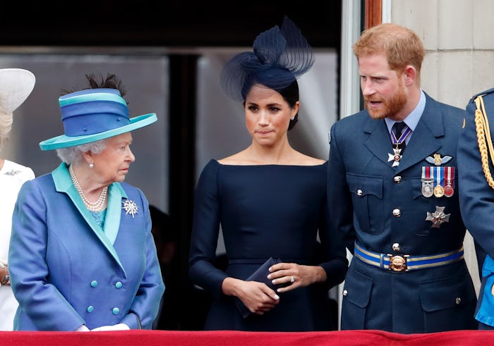 Queen Elizabeth released a terse statement about Prince Harry & Meghan Markle's decision to leave ro...
