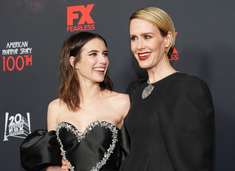 Emma Roberts and Sarah Paulson, two top 'American Horror Story' stars