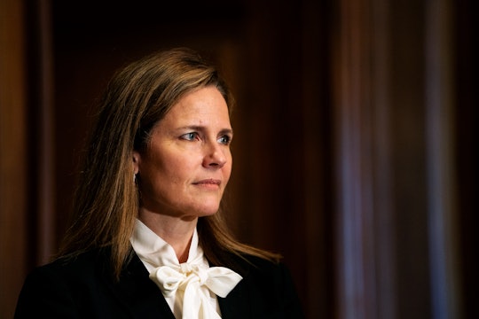 A new report from the National Review alleges Amy Coney Barrett supported an anti-choice group that ...