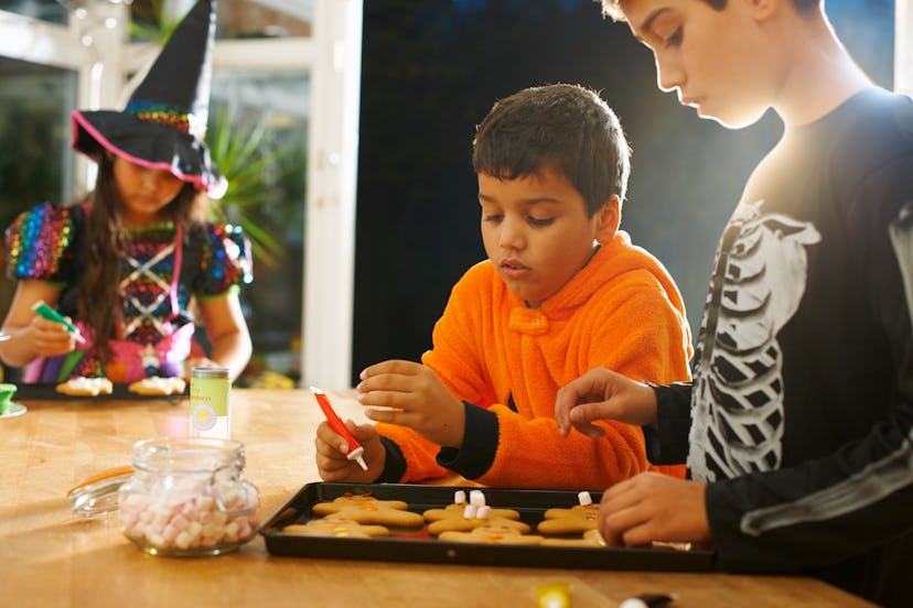 Decorating Halloween cookies is one Halloween activity to do if you're not trick-or-treating.