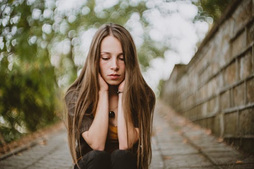 somber, annoyed, woman