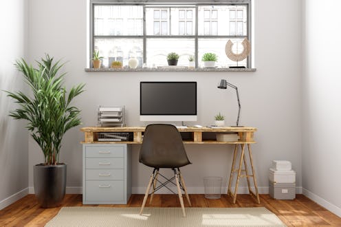 desk, workspace