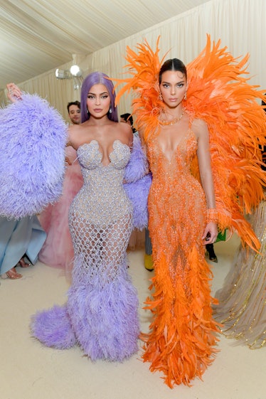 Kylie and Kendall Jenner attend the 2019 Met Gala.