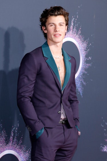 Shawn Mendes attends the American Music Awards.
