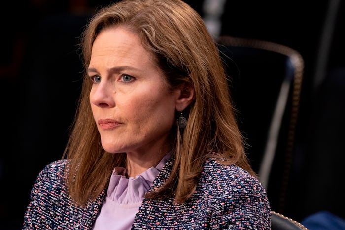 Amy Coney Barrett, President Donald Trump's Supreme Court nominee, previously served on the board of...