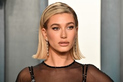 Hailey Bieber swears by bareMinerals' Complexion Rescue Hydrating Foundation Stick, which is include...