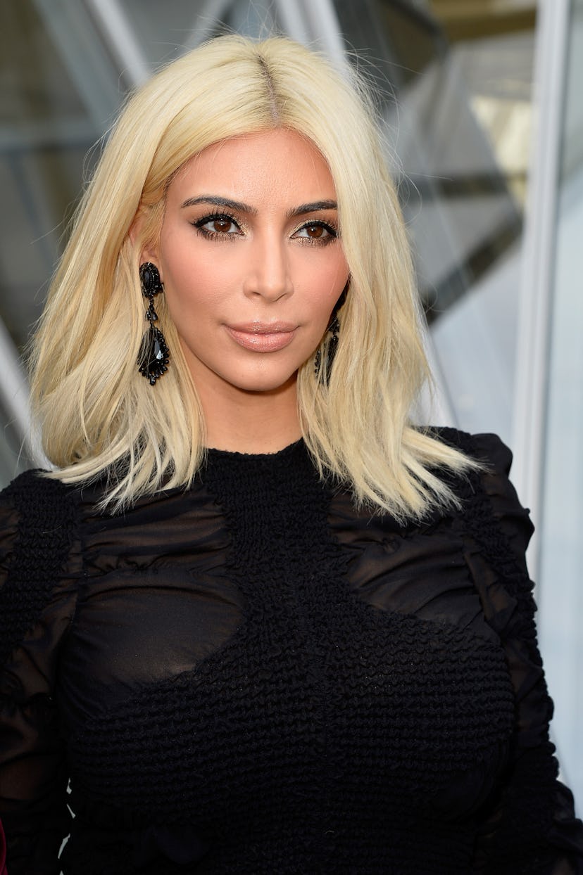 Kim Kardashian's platinum blonde bob is one her most memorable hair moments