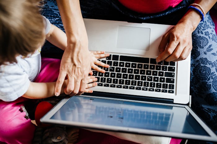 Parents working from home are being interrupted at least 25 times per week.