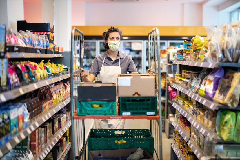 Be kind to grocery store workers right now, they've been through so much during the pandemic.