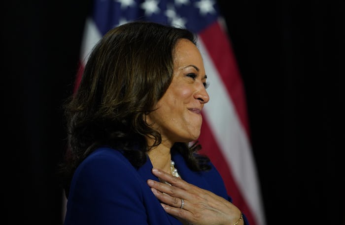 An 11-year-old's impersonation of Kamala Harris caught the senator's eye.