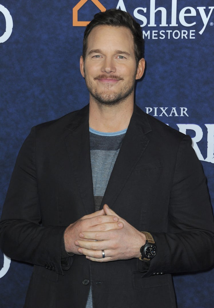 Chris Pratt attends an event for Pixar.