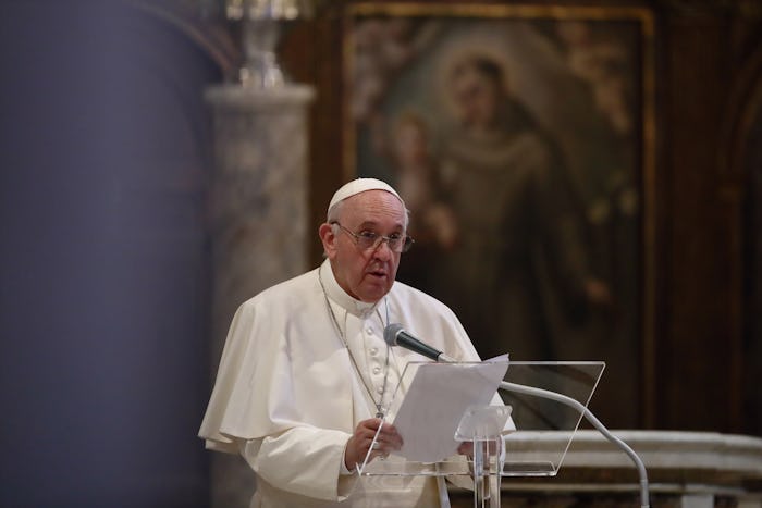 Pope Francis endorsed same-sex civil unions in a documentary that premiered Wednesday, suggesting a ...