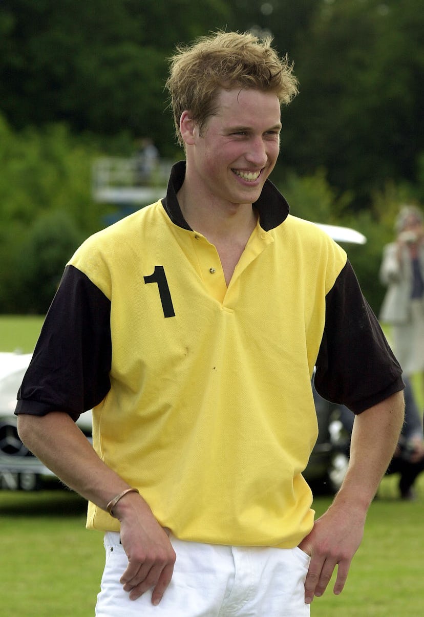 There's a reason young Prince William is giggling.