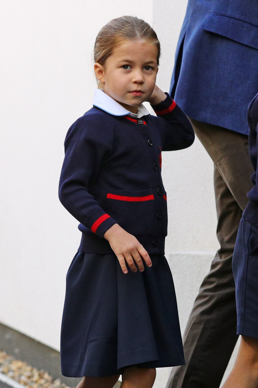 Princess Charlotte's school uniform also has a sweater 