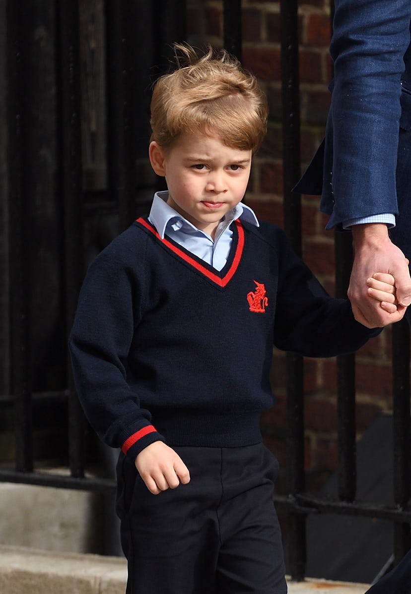 Prince George's school uniform comes with a stylish sweater