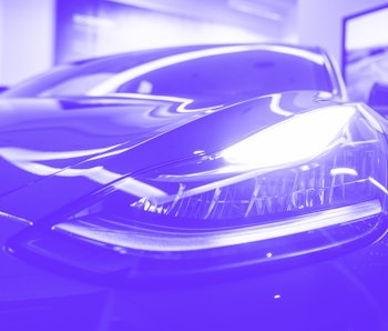 Tesla Model 3 headlight. 