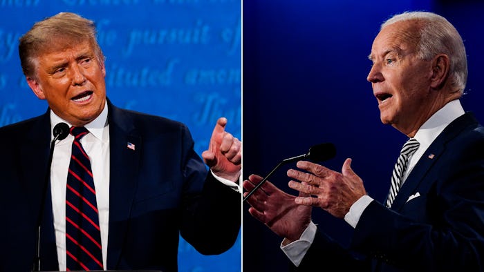 May President Donald Trump and former Vice President Joe Biden 's final debate be the last time wome...