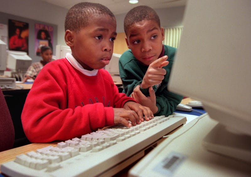 computer, kids, 90s