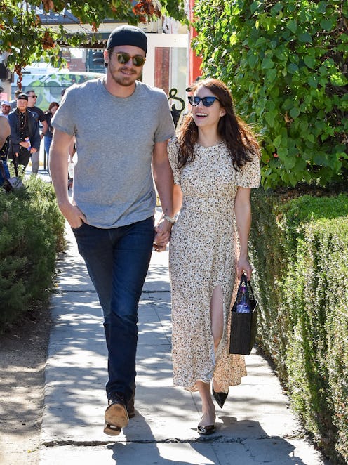 Emma Roberts and Garret Hedlund go for a stroll.