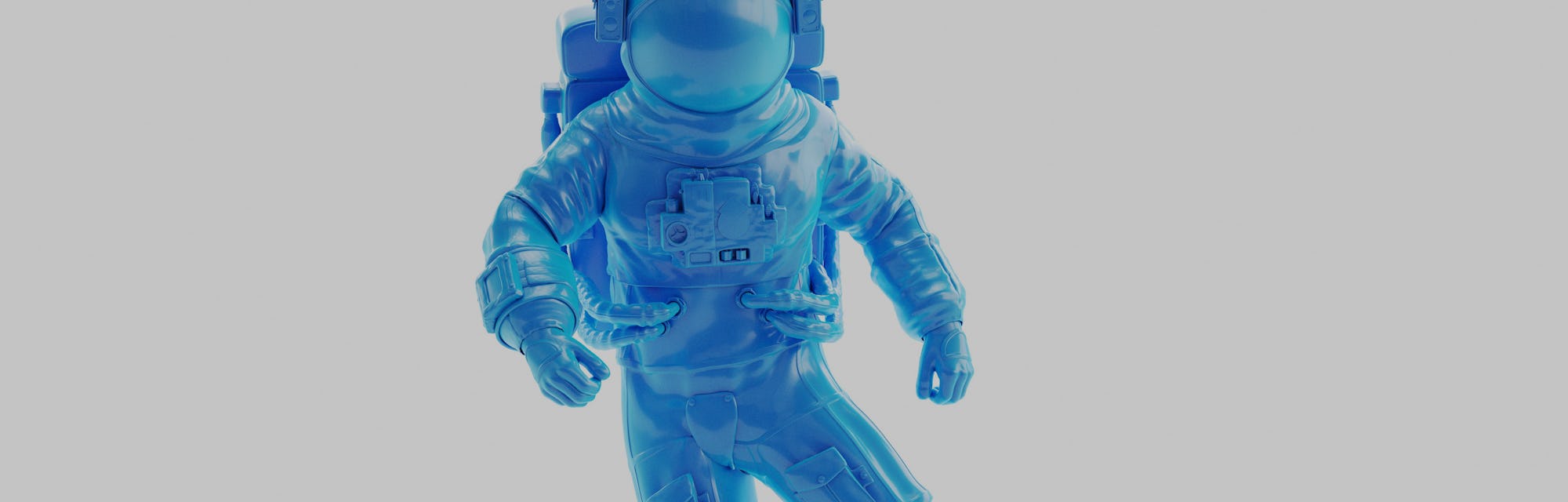 A plastic astronaut