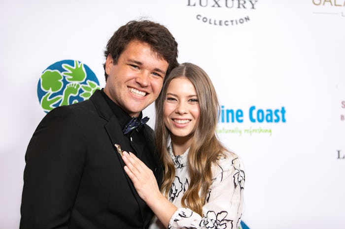 Bindi Irwin shared a new photo of her pregnancy bump on Tuesday and revealed that she is getting clo...