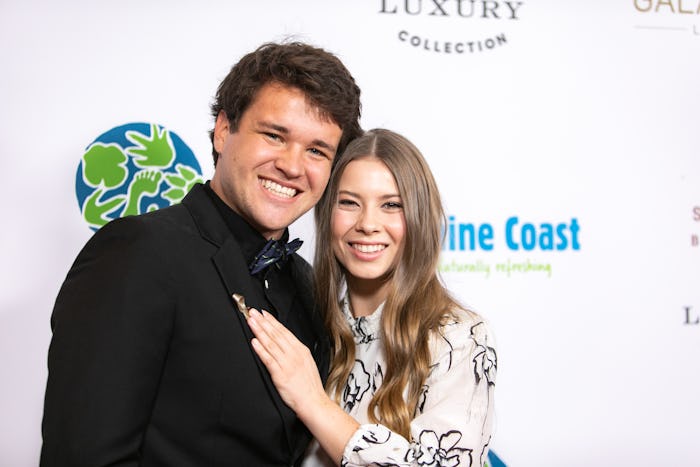 Bindi Irwin shared a new photo of her pregnancy bump on Tuesday and revealed that she is getting clo...