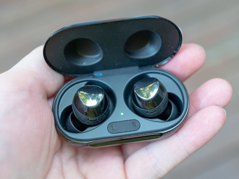 Samsung's Galaxy Buds+ truly wireless earbuds.