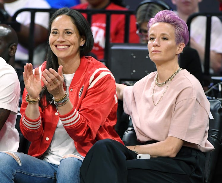 Megan Rapinoe and Sue Bird's engagement photo is too cute.