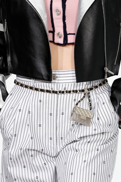 Chanel Debuted Tiny Flap Bags On The Spring 2021 Runway