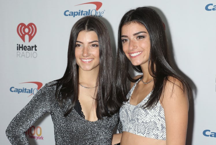 Charli and Dixie D'Amelio attend an event for iHeartRadio.