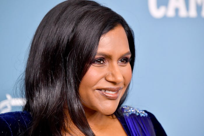 Mindy Kaling is voting with her daughter Kit in mind.