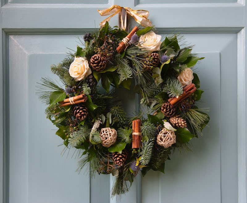 christmas, holiday, wreath