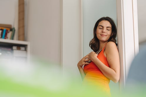 woman, phone