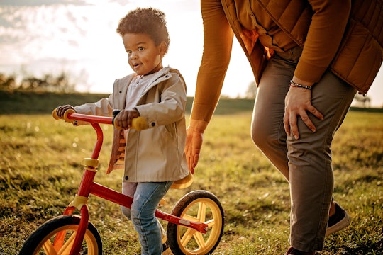 Know what your child's height and weight are in order to know what size bike to get for your kid. 