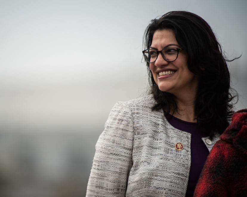 In a tweet to Representative-elect Cori Bush, Rep. Rashida Tlaib revealed she still wears some of he...