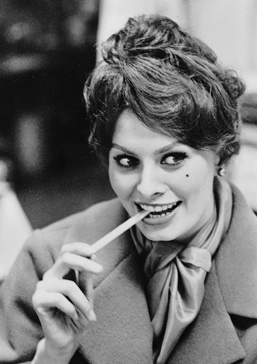 Sophia Loren circa the 1950s.