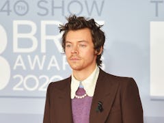 Harry Styles attends the 2020 Brit Awards.