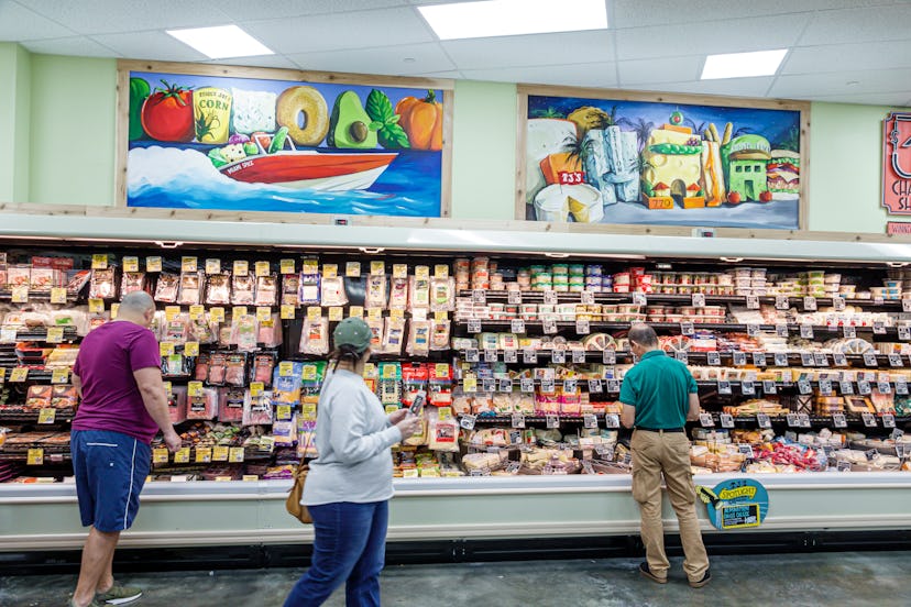 Trader Joe's aisle.