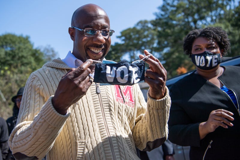 Raphael Warnock and Stacey Abrams