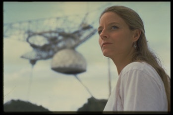 Gregorian Dome at Arecibo Observatory in Contact, Jodie Foster