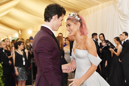 Shawn Mendes and Hailey Baldwin at the Met Gala
