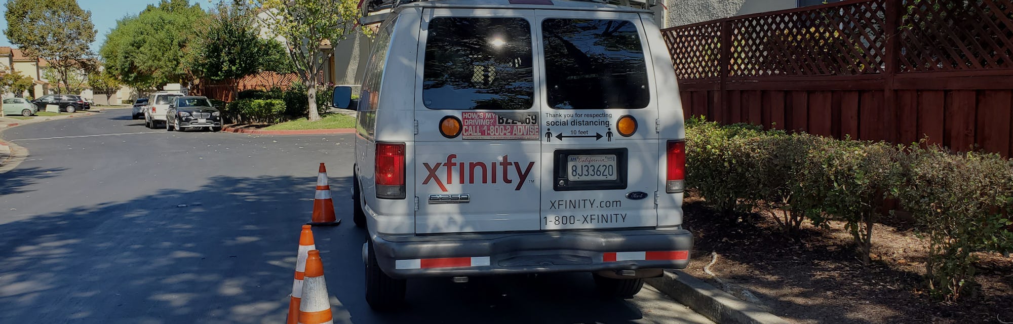 Comcast Xfinity service vehicle.