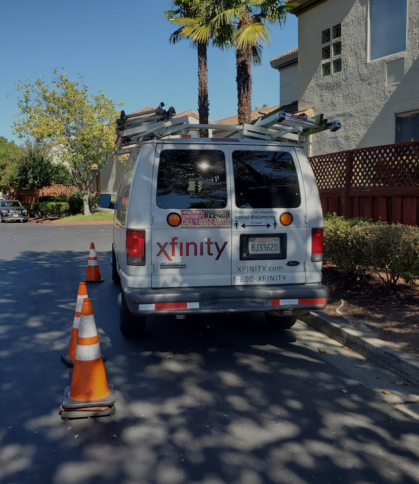 Comcast Xfinity service vehicle. 