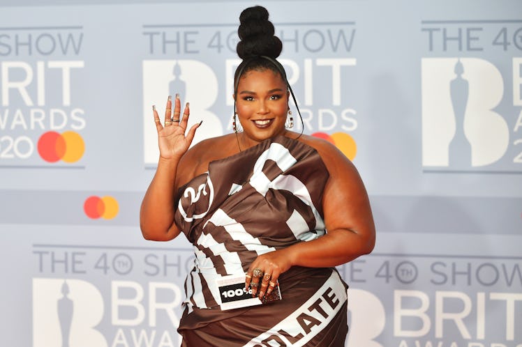 Lizzo attends the Brit Awards.