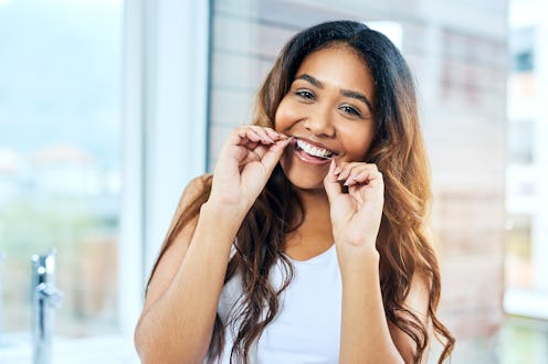 hygiene, flossing, beauty