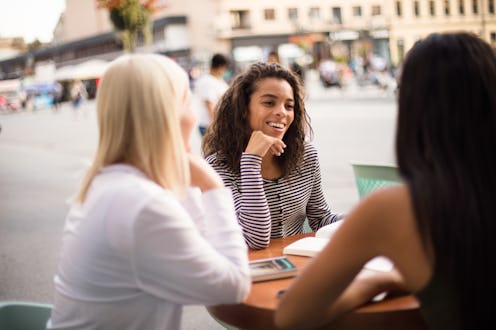 friends, students, socializing