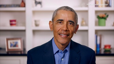 Barack Obama congratulated a first-time voter