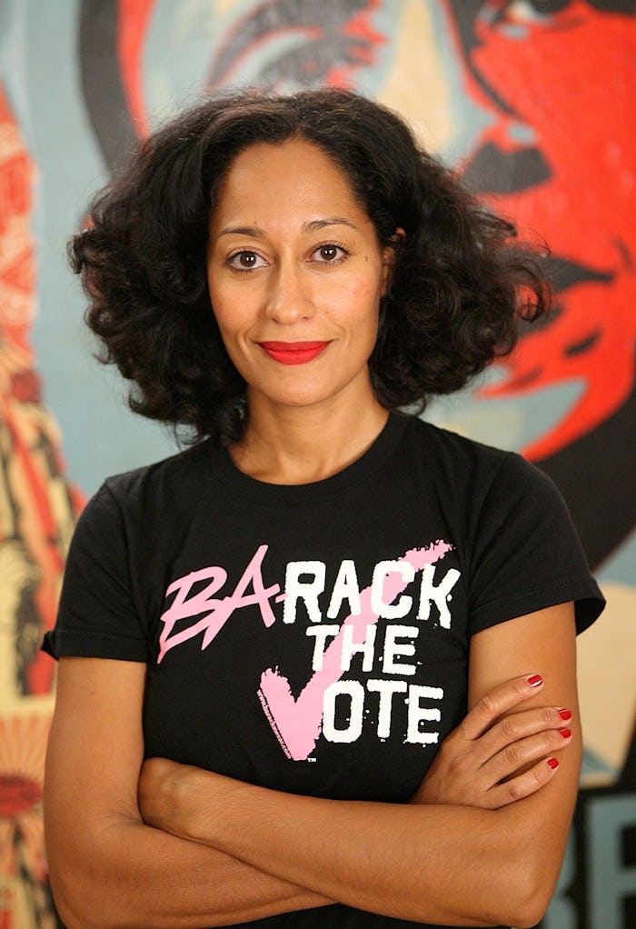 Tracee Ellis Ross encourages African Americans to vote in the 2020 presidential election.